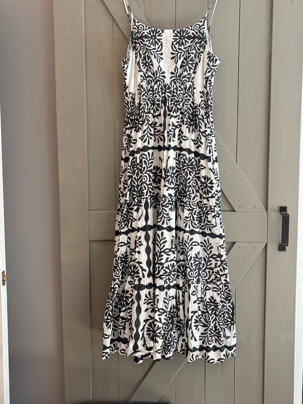 C&C California Black and White Floral Maxi Dress - Picture 3 of 7